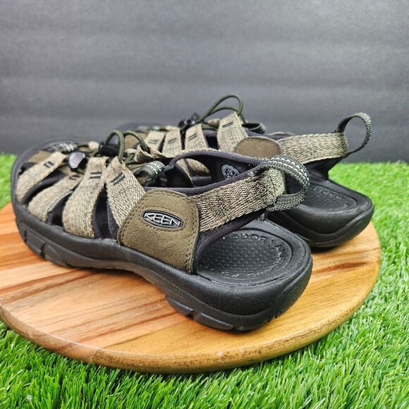 Keen Newport H2 Waterproof Sandal Men’s Size 8.5 Olive Green Black Hiking Shoes main image 5